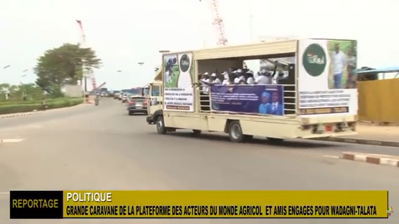GRANDE CARAVANE DE LA PLATEFORME DES ACTEURS DU MONDE AGRICOLE ET AMIS ENGAGÉS POUR WADAGNI TALATA